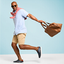 Sun's out, shorts on...